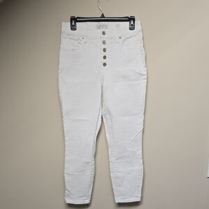 Lucky Brand Women's High Rise White Jeans